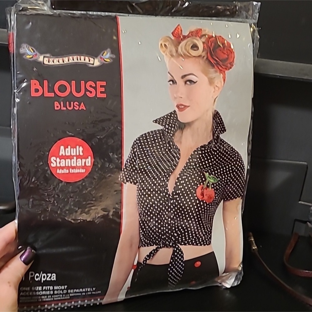 Cute Rock n Roll  Blouse and Skirt in Size 8 ( not in original packaging)